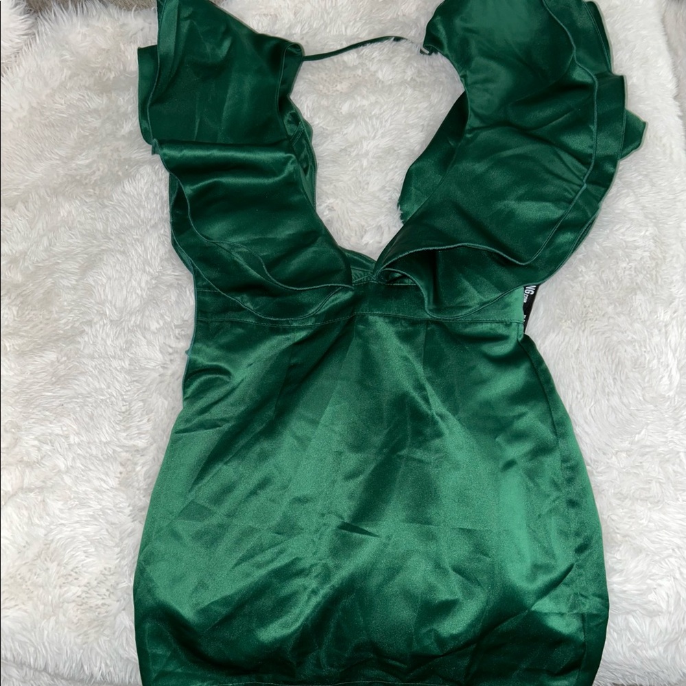 Prettylittlething beautiful dress. Low cut front and back